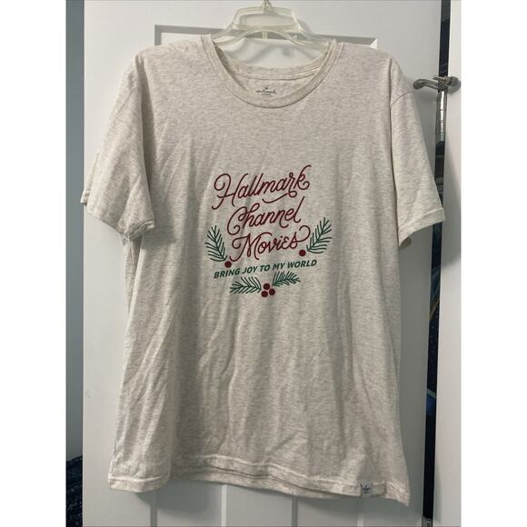 Hallmark Channel Movies Bring Joy To My World Unisex T-Shirt ~ New - Picture 1 of 7